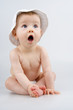 Surprised little girl.