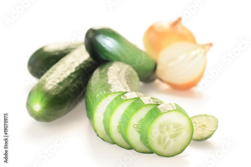Photo: green cucumber green cucumber