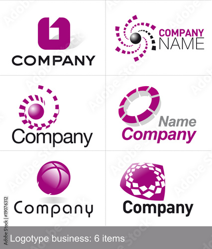 logotipo abstracto de idea, vector libre de derechos #19076312 en