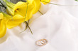 flowers and wedding rings flowers and wedding rings