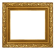 Decorated gold plated frame
