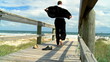 Businessman on the Beach