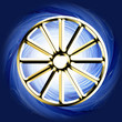 religious symbol - buddhist karman wheel religious symbol - buddhist karman wheel