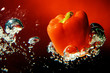 red sweet pepper, sweet paprika