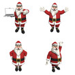 3D Babbo Natale Set