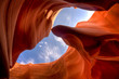 Looking Skyward in Antelope Canyon