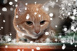 Katze am Fenster