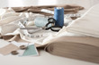 Fashion designer studio with professional equipment
