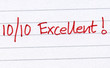 10 out of 10 excellent.