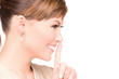 finger on lips
