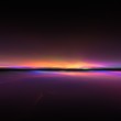 Sky over exotic coast