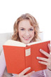 Frau mit Buch