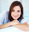 Closeup portrait of a young beautiful woman