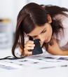 Photographers reviewing their snaps post a photo shoot