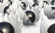 White Shells with black pearls White Shells with black pearls