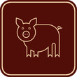 Pig - vector sign Pig - vector sign