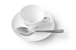 cup with saucer isolated