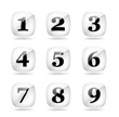 Zahlen Icon Kollektion