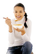 eating cornflakes