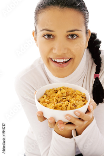 Foto: eating cornflakes eating cornflakes
