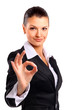 businesswoman. Isolated over white background.. businesswoman. Isolated over white background..