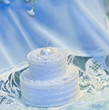 Festive candle background
