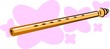 Illustration of flutes in pink background Illustration of flutes in pink background