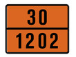 Warnschild Gefahrengut Diesel