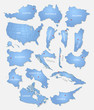 Detailed countries collection