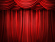 Red Curtain Background
