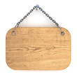 Old wood notice board