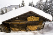 chalet sous la neige, Beaufortain
