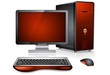 Realistic Computer Workstation