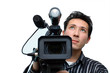Cameraman with a camera