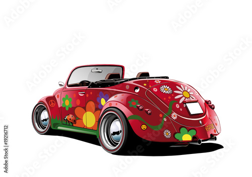 Vektor: Flower Power Cabriolet Flower Power Cabriolet