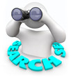 Search - Man with Binoculars