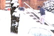 Clearing Sidewalk