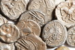 antique silver gaul coins