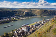 Upper Middle Rhine Valley near St. Goarshausen Upper Middle Rhine Valley near St. Goarshausen