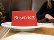 Hier ist reserviert
