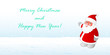 Santa-dwarf presents the sign