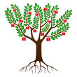 Arbre à Cadeaux (Noël Paquets Surprises Sapin Enfants Vecteur)