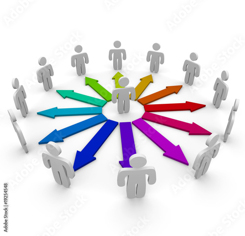 Illustration: Connections in a Network of People Connections in a Network of People