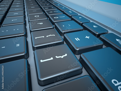 Illustration: Notebook's Keyboard Closeup Series (Concept of IT/digital world) Notebook's Keyboard Closeup Series (Concept of IT/digital world)