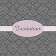 Invitation Card in Baroque style
