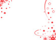 NEVE E STELLE IN ROSSO