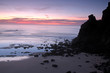 view of the beach coast in Algarve, Portugal - Amado beach