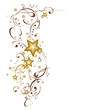 Dekoratives Ornament mit Sternen