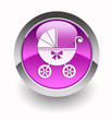 "It's a girl!" glossy icon