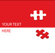 Puzzle background vector concept